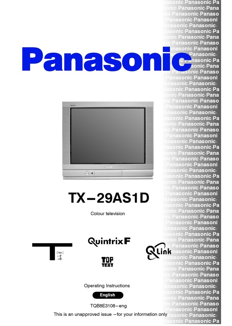 Panasonic QuintrixF TX-29AS1D User manual