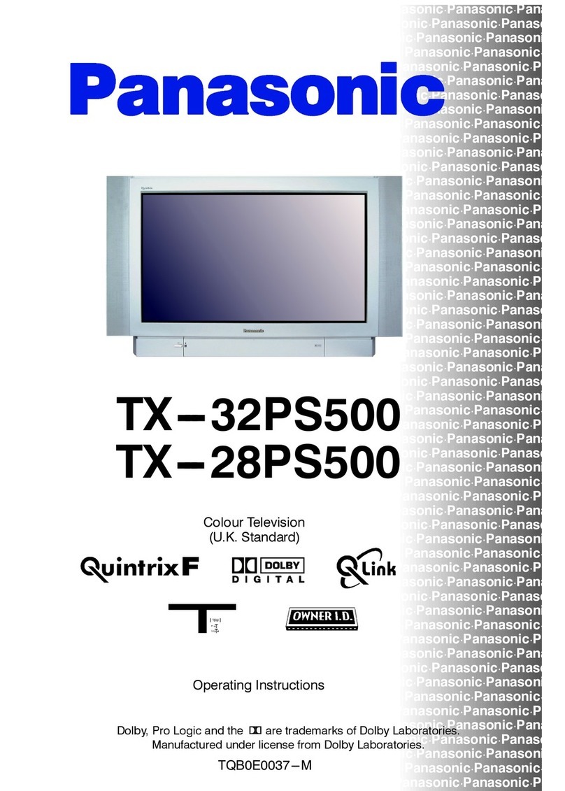 Panasonic TX-28PS500 User manual
