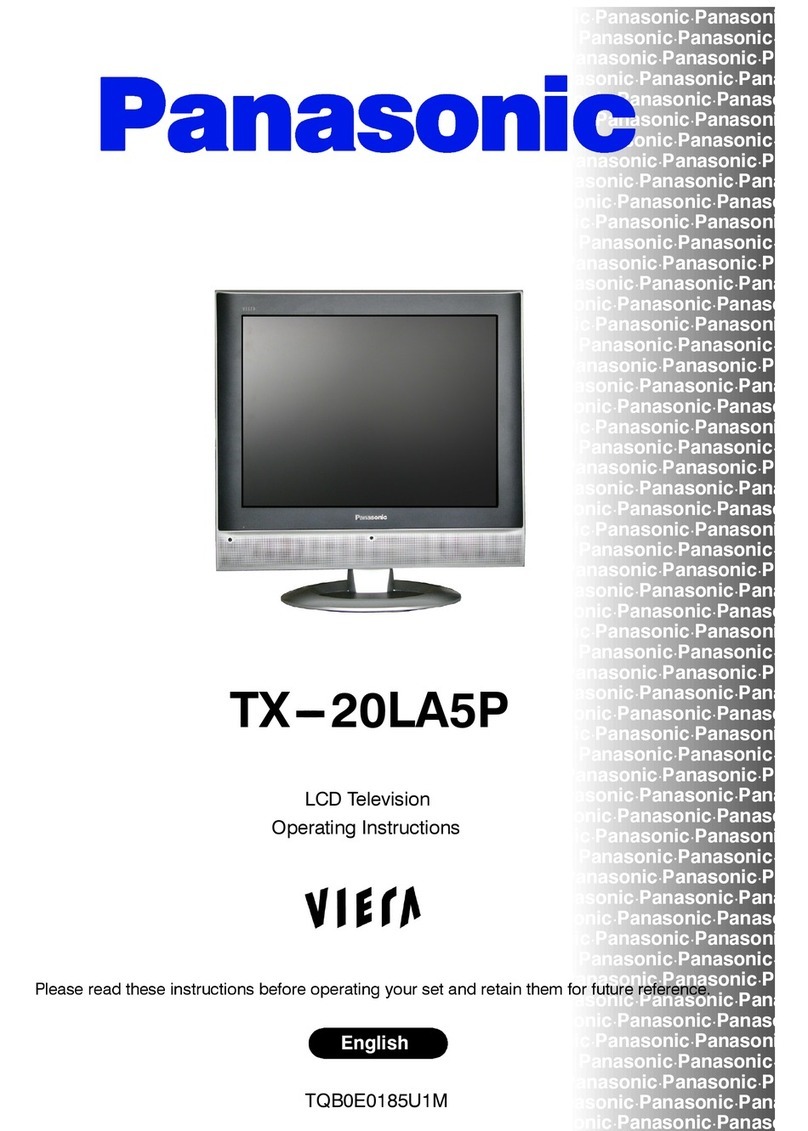 Panasonic Viera TX-20LA5P operating instructions