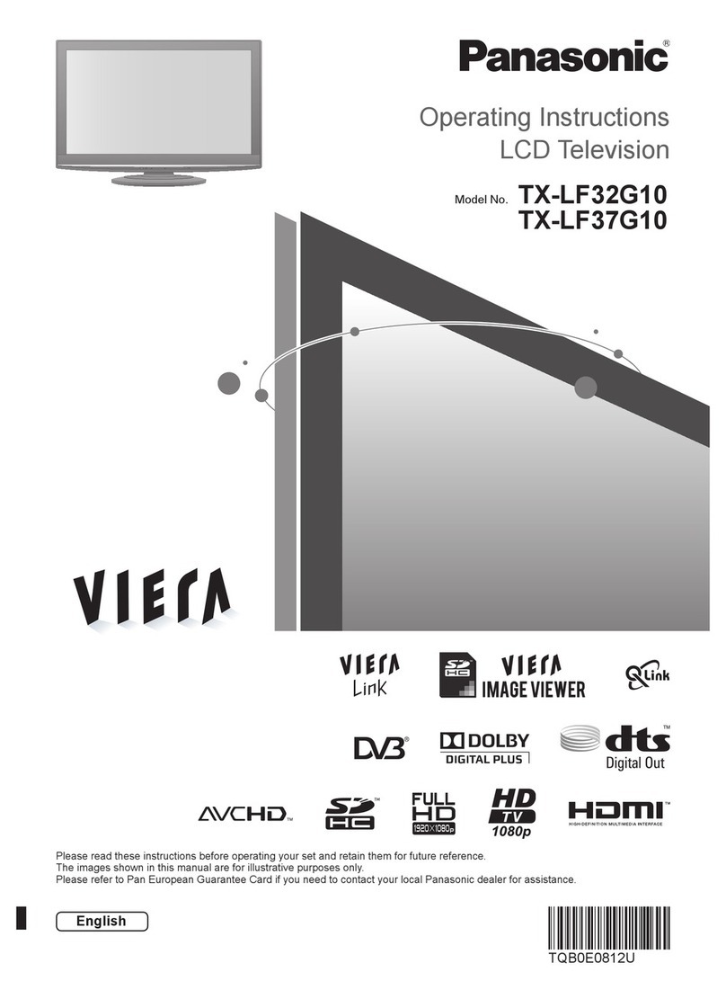 Panasonic Viera TX-LF32G10 User manual