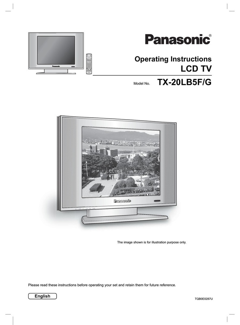 Panasonic TX-20LB5FG operating instructions