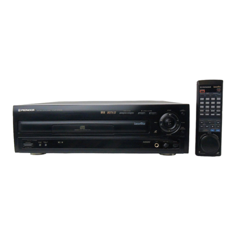 Pioneer LaserDisc CLD-D504 User manual