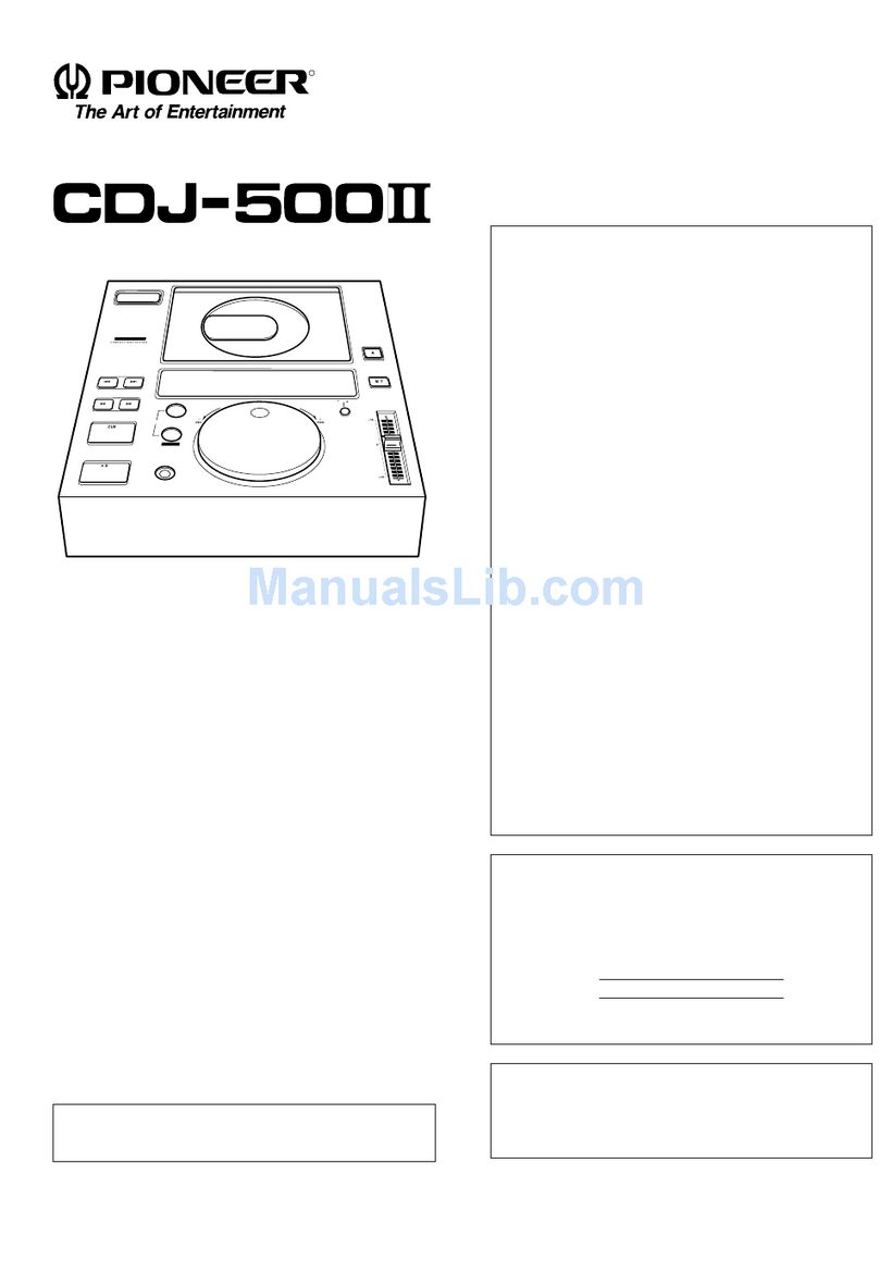 Pioneer CDJ-500II User manual