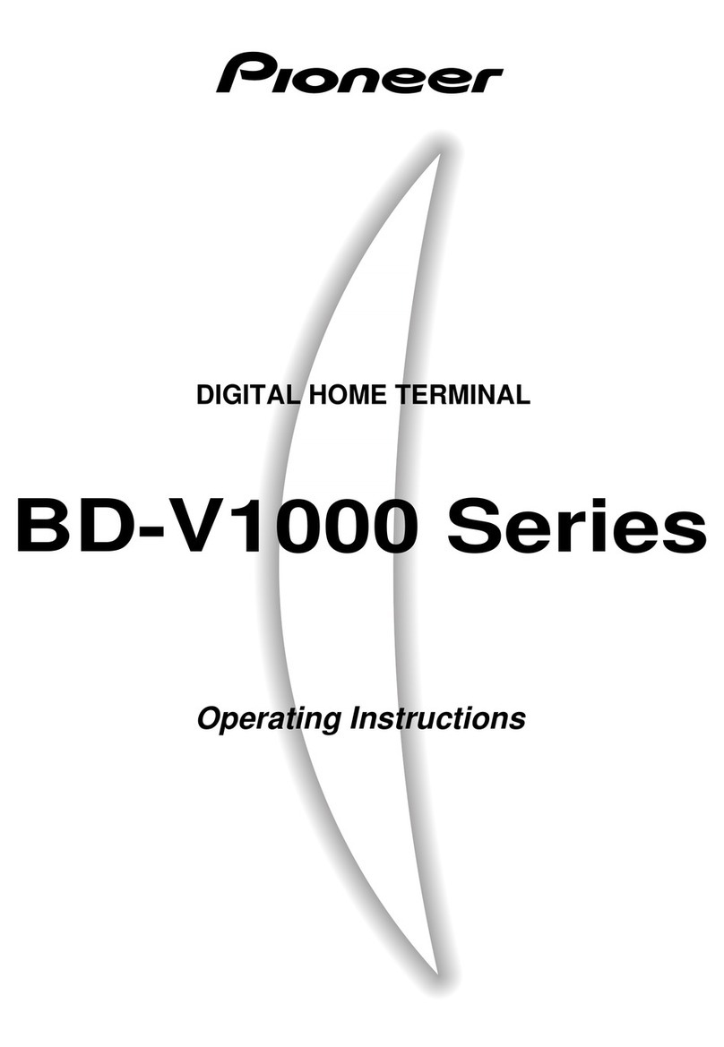 Pioneer BD-V1000 Series operating instructions