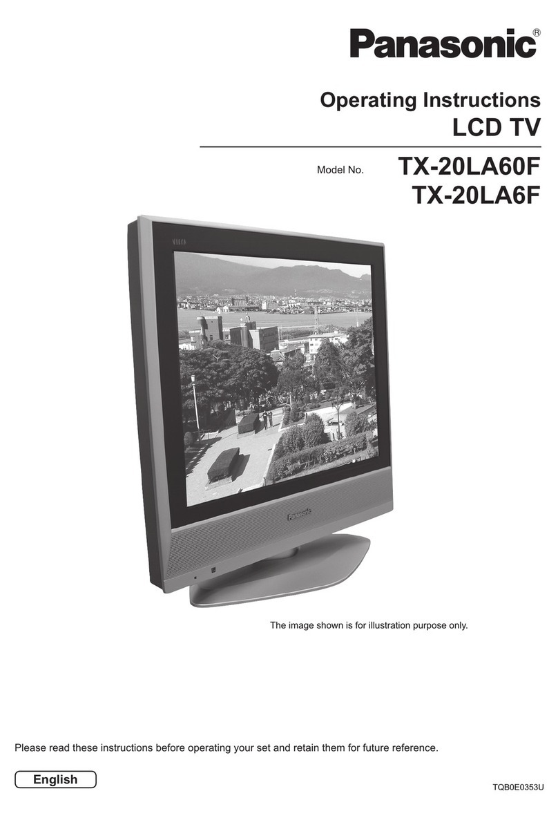Panasonic Viera TX-20LA60F User manual