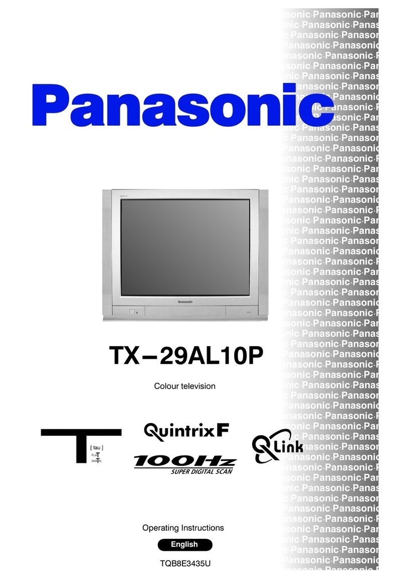 Panasonic QuintrixF TX-29AL10P User manual Panasonic QuintrixF TX-29AL10P User manual