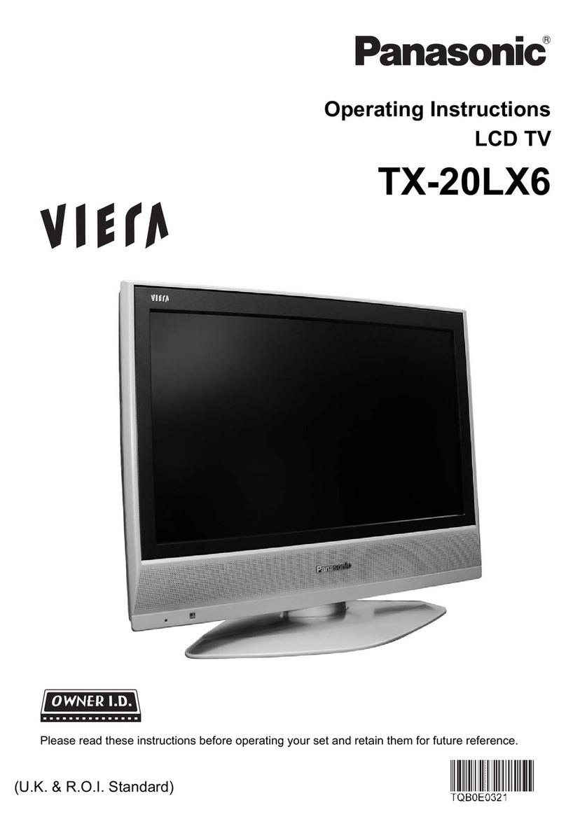 Panasonic Viera TX-20LX6 User manual