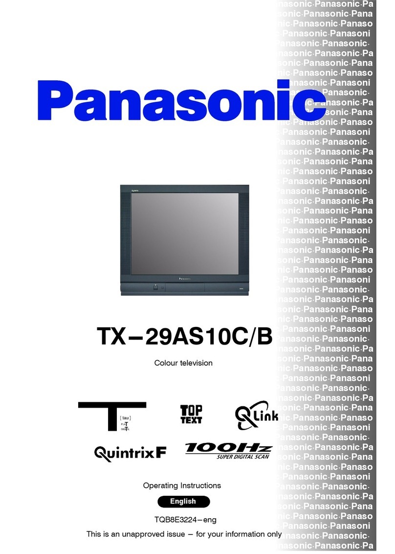 Panasonic QuintrixF TX-29AS10C/B operating instructions