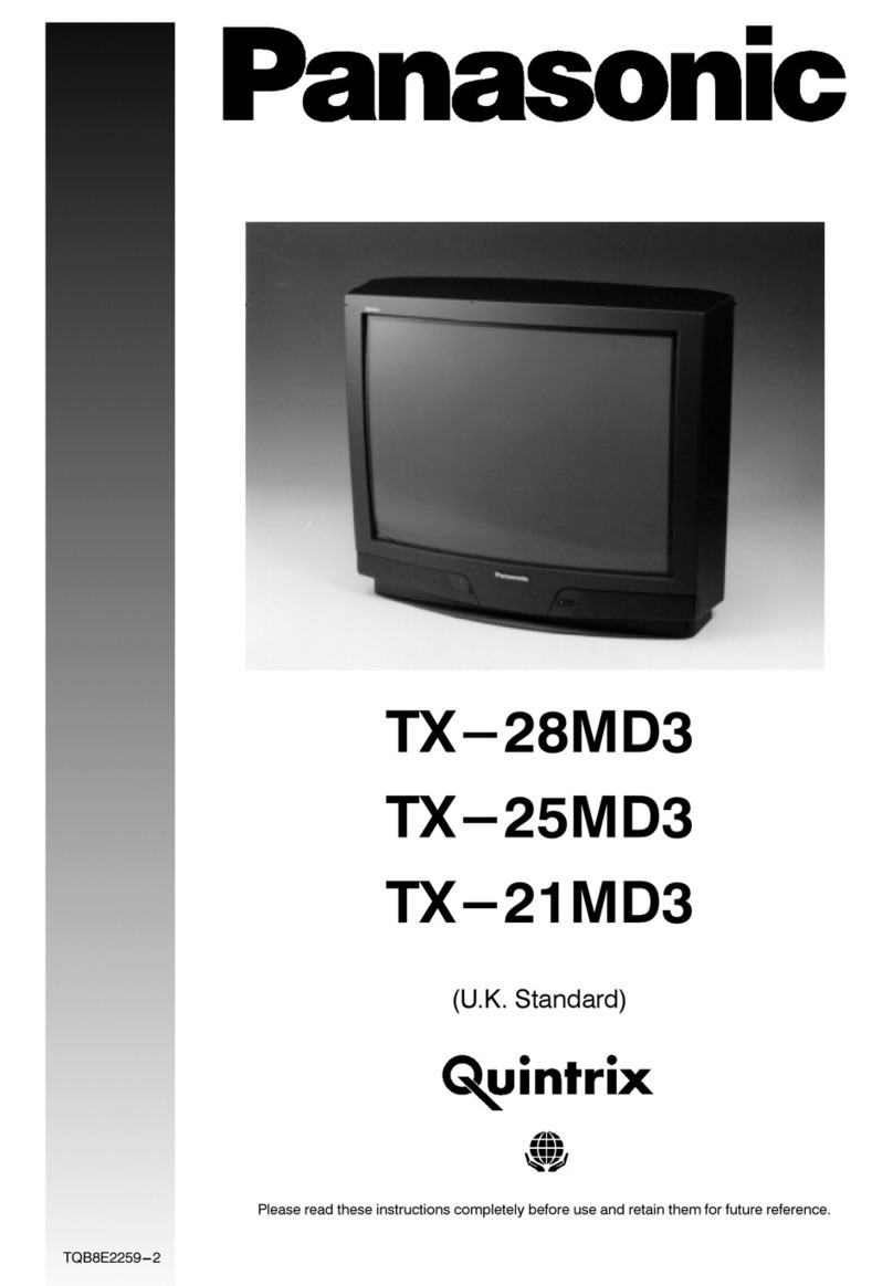 Panasonic TX-21MD3 User manual Panasonic TX-21MD3 User manual