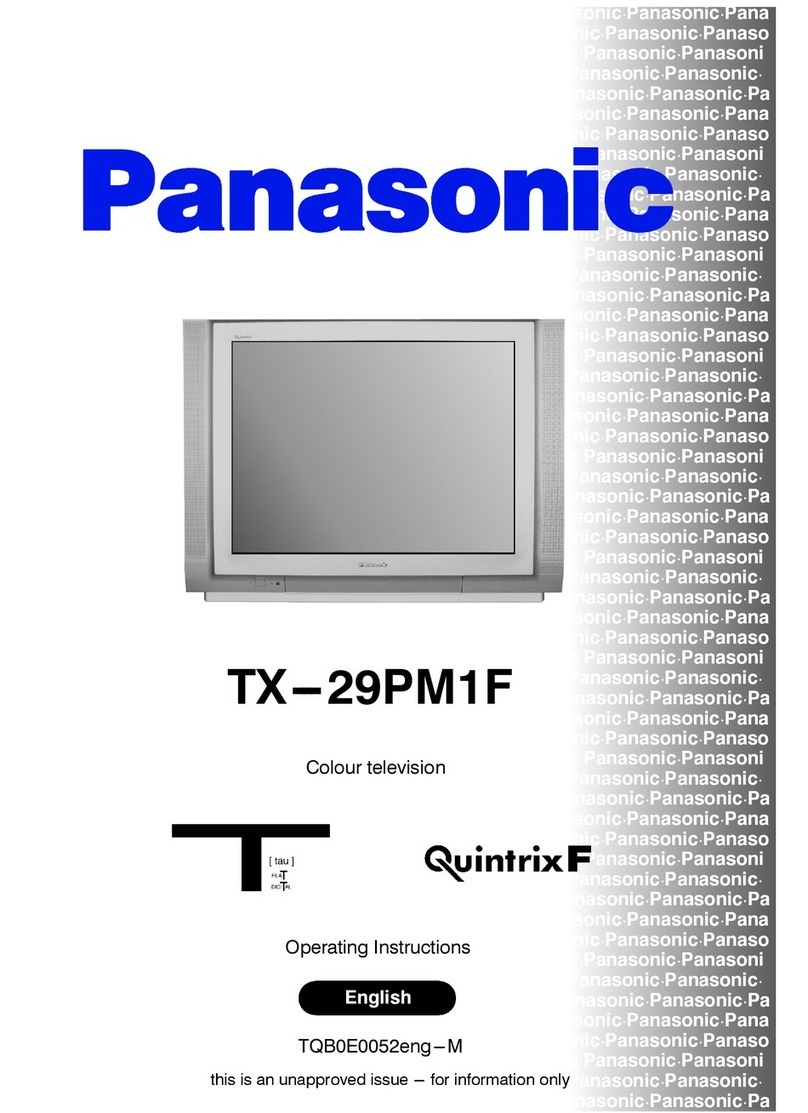 Panasonic TX-29PM1F User manual Panasonic TX-29PM1F User manual
