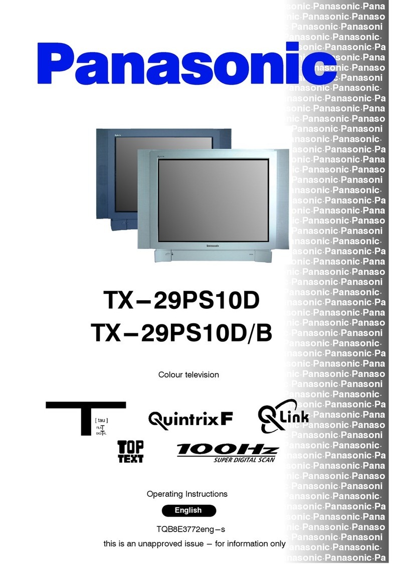 Panasonic TX-29PS10D User manual