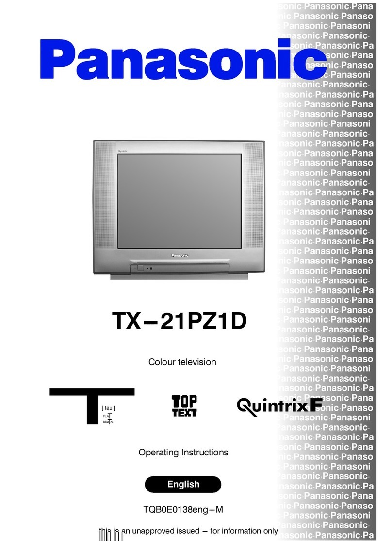 Panasonic TX-21PZ1D User manual Panasonic TX-21PZ1D User manual