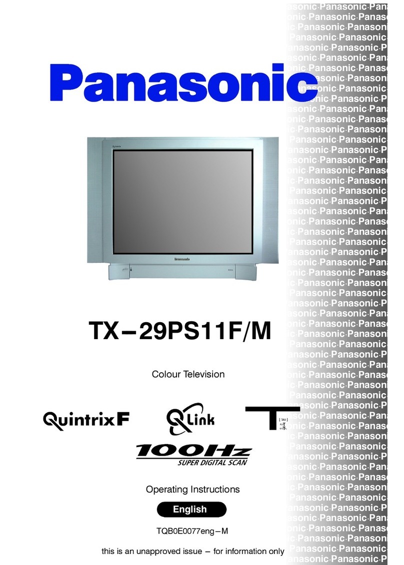Panasonic TX-29PS11FM User manual Panasonic TX-29PS11FM User manual