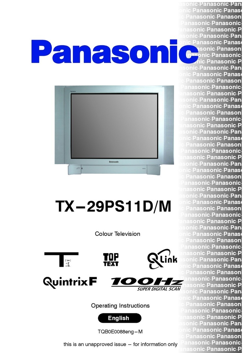 Panasonic TX-29PS11DM User manual