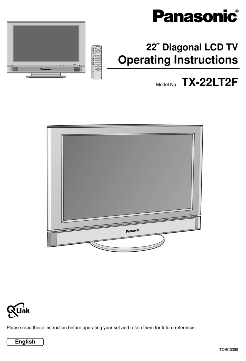 Panasonic TX-22LT2F User manual Panasonic TX-22LT2F User manual