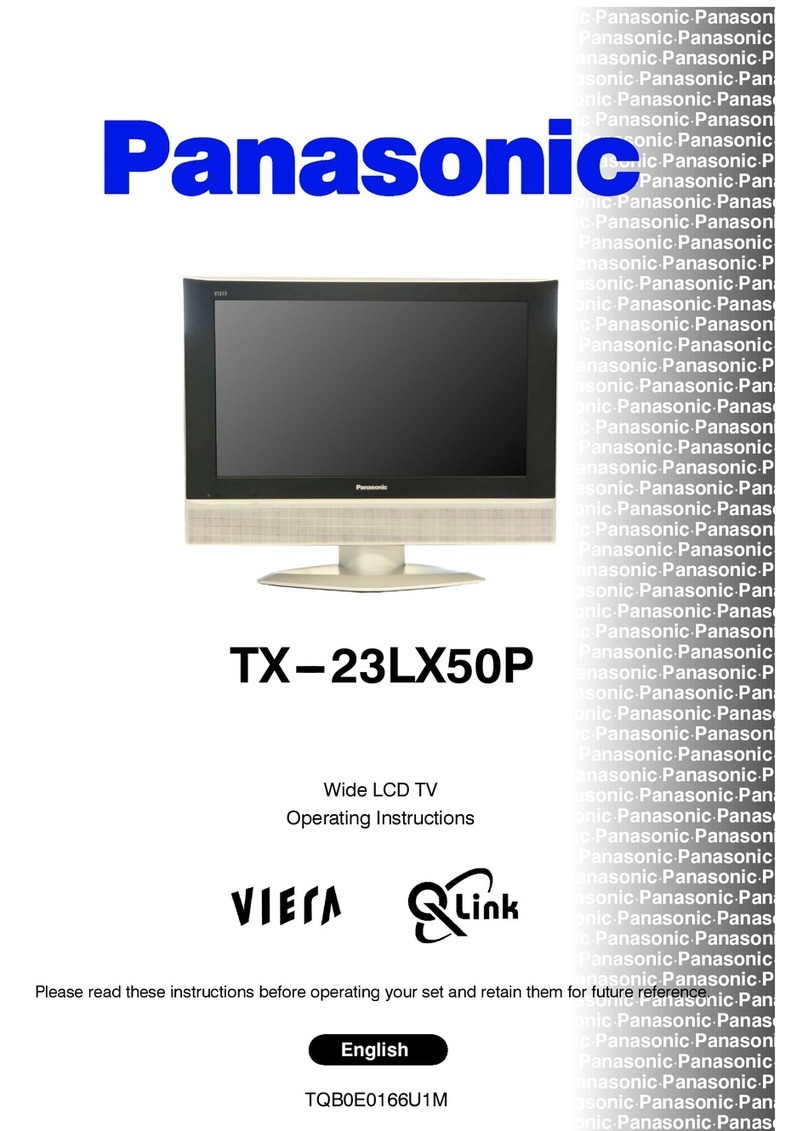 Panasonic Viera TX-23LX50P User manual