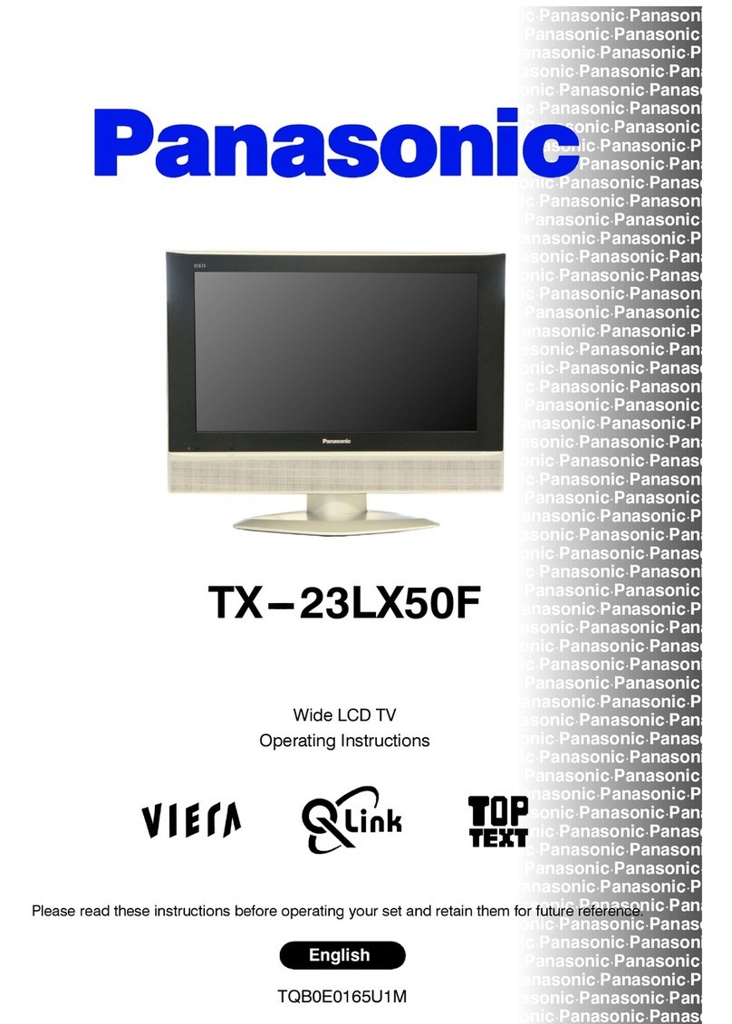 Panasonic Viera TX-23LX50F User manual Panasonic Viera TX-23LX50F User manual