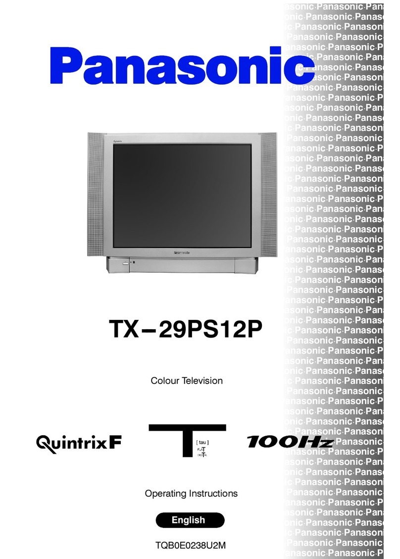 Panasonic QuintrixF TX-29PS12P operating instructions
