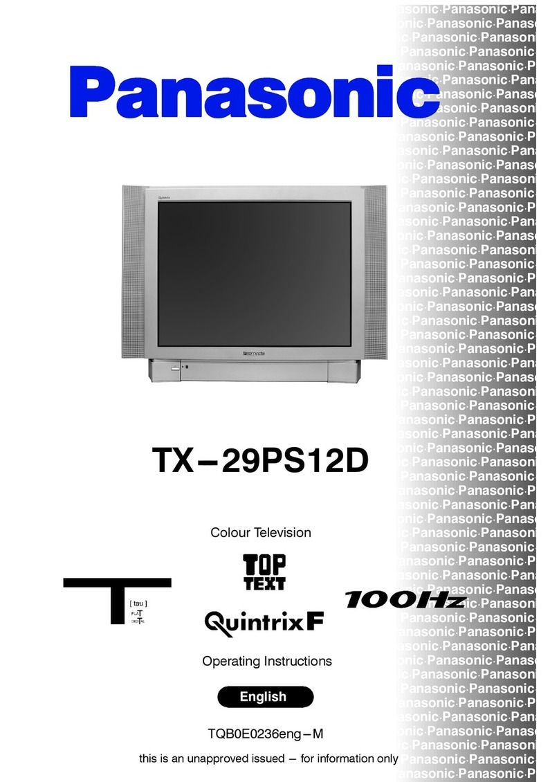 Panasonic QuintrixF TX-29PS12D User manual