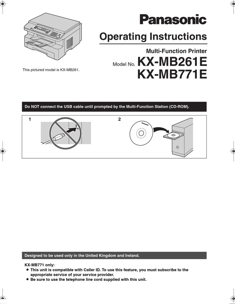 Panasonic KX-MB261E User manual
