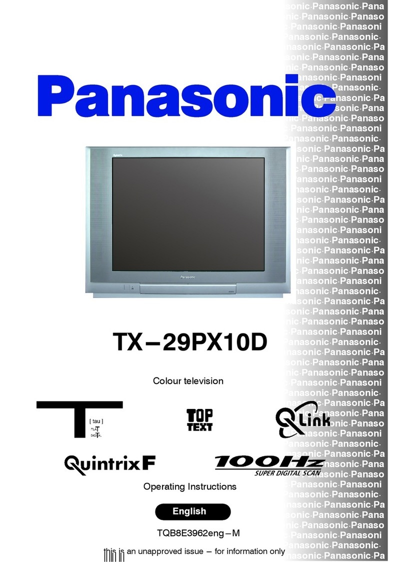 Panasonic QuintrixF TX-29PX10D User manual