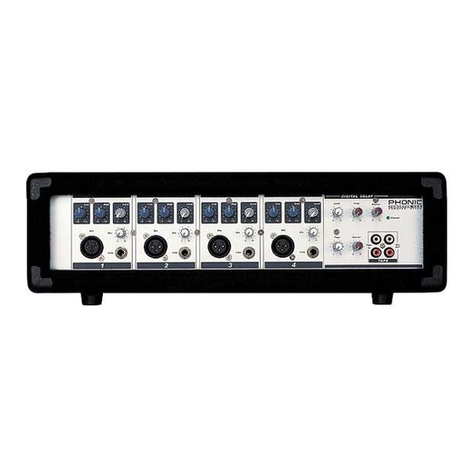 Phonic POWERPOD408 user manual