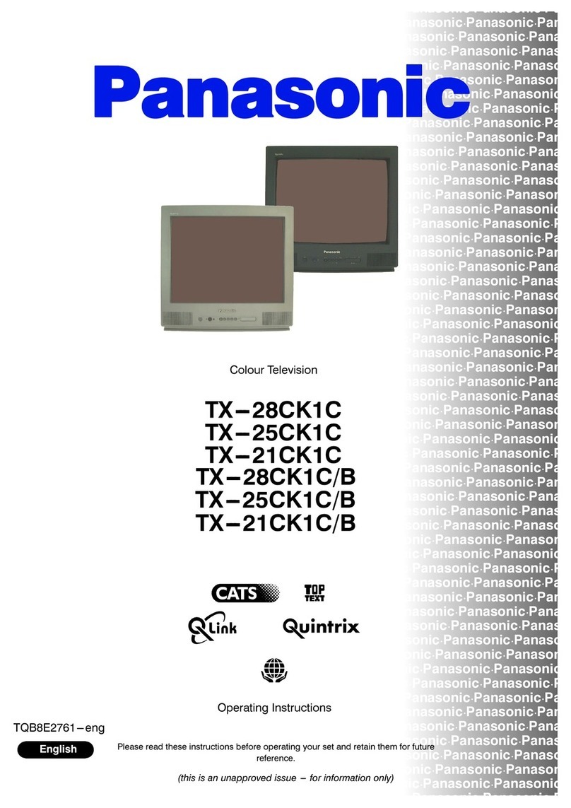 Panasonic TX-21CK1C User manual Panasonic TX-21CK1C User manual