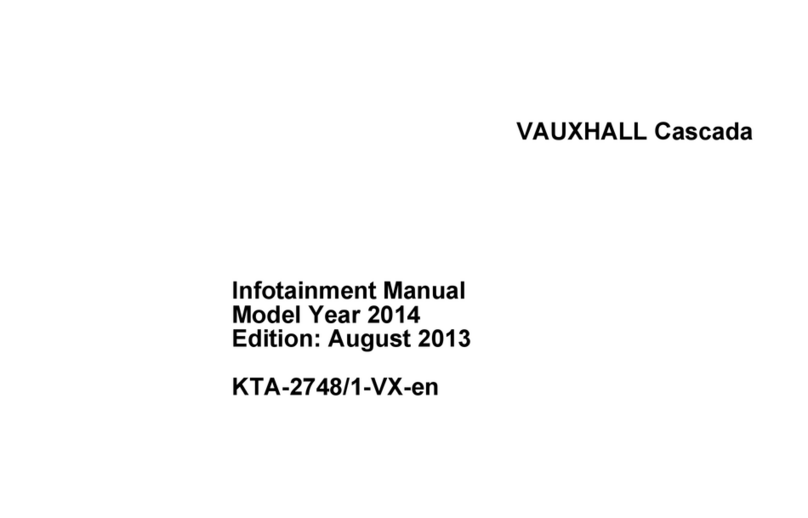 Vauxhall Cascada 2014 owner's manual