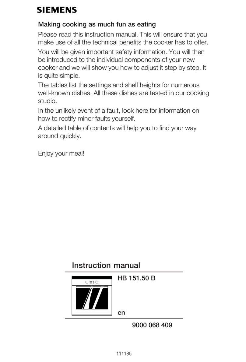 Siemens HB 151.50 B User manual