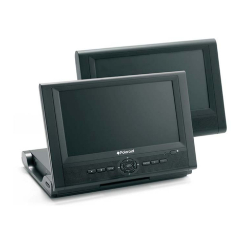 Polaroid Two Screen Portable DVD Player User manual