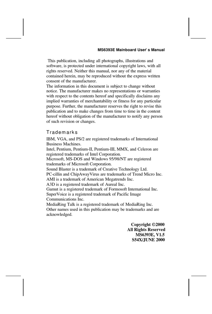 MATSONIC MS6393E User manual