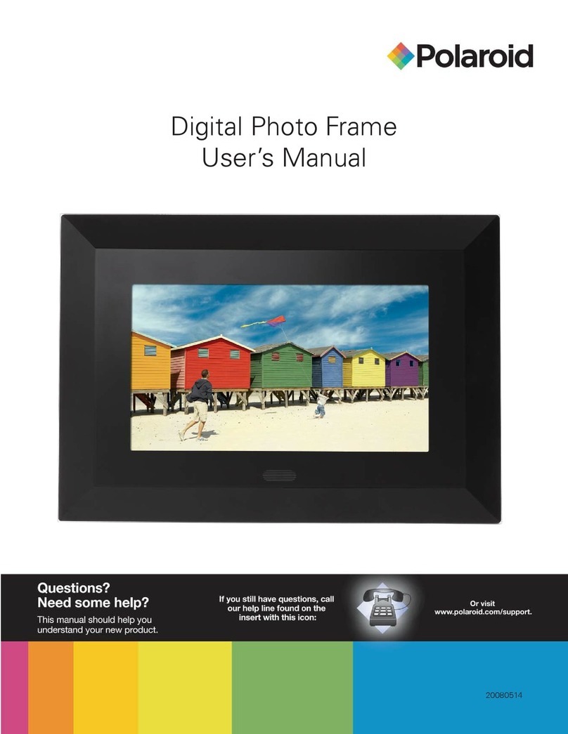 Polaroid Digital Photo frame User manual