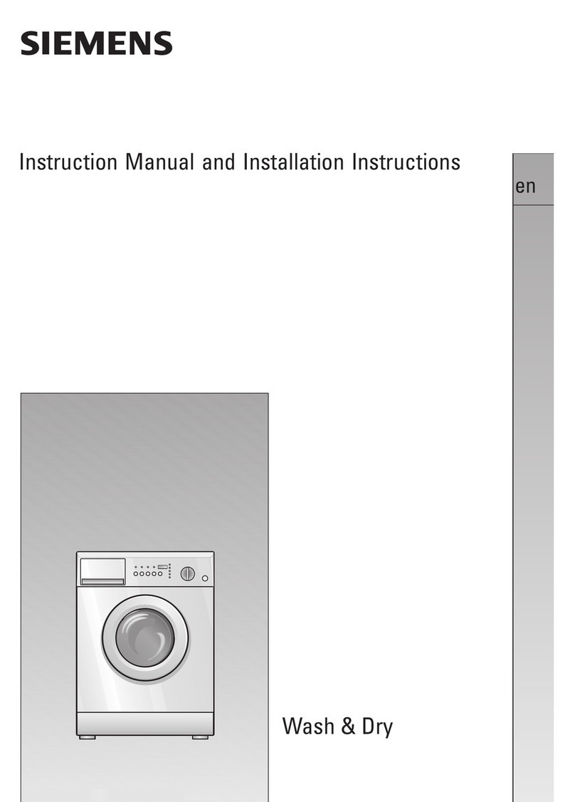 Siemens WDI1442 Specification sheet