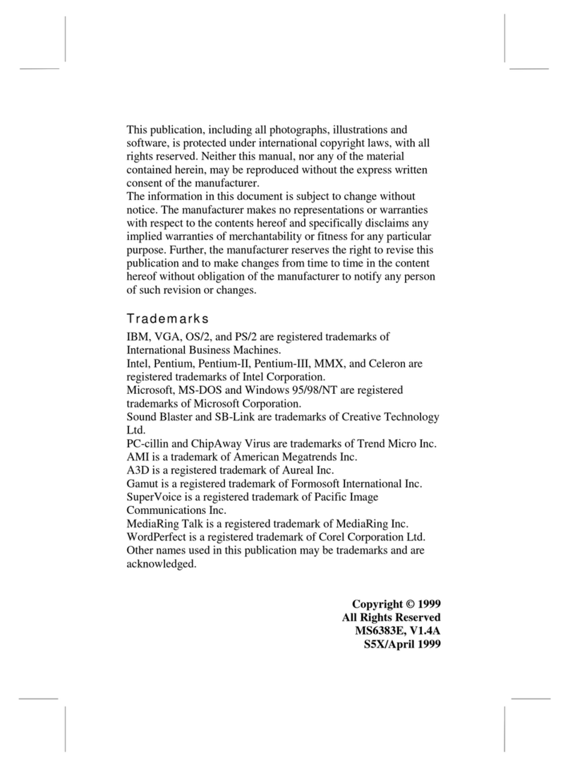 MATSONIC MS6383E User manual