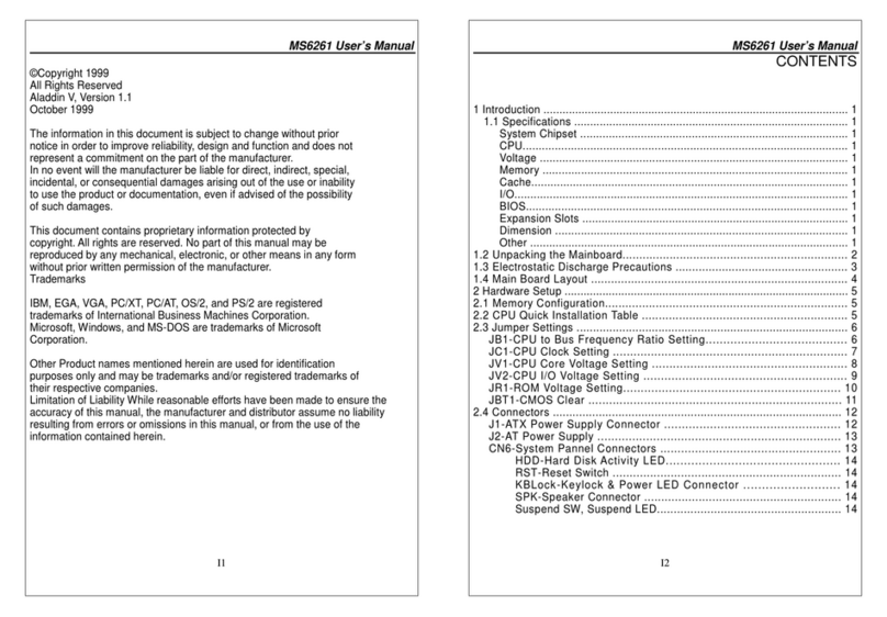MATSONIC MS6261 User manual