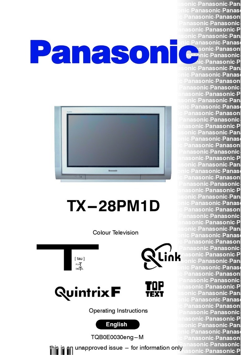 Panasonic QuintrixF TX-28PM1D operating instructions