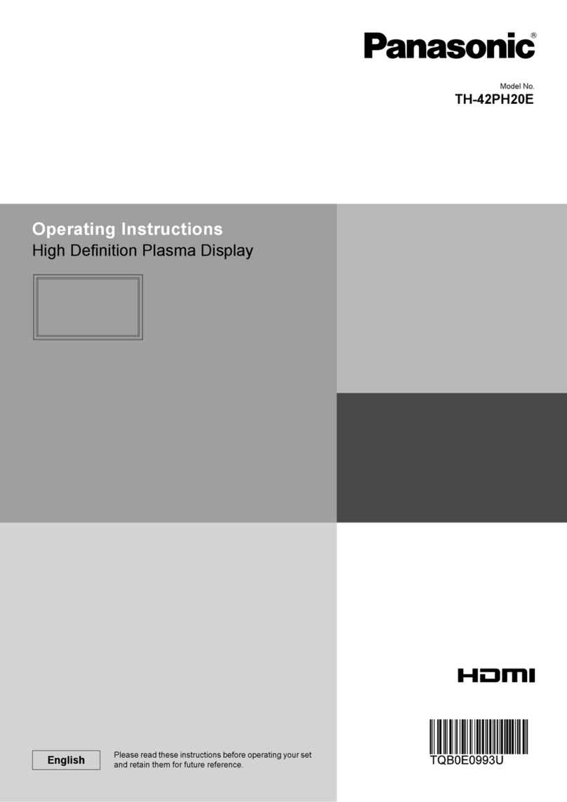 Panasonic TH42PH20E User manual