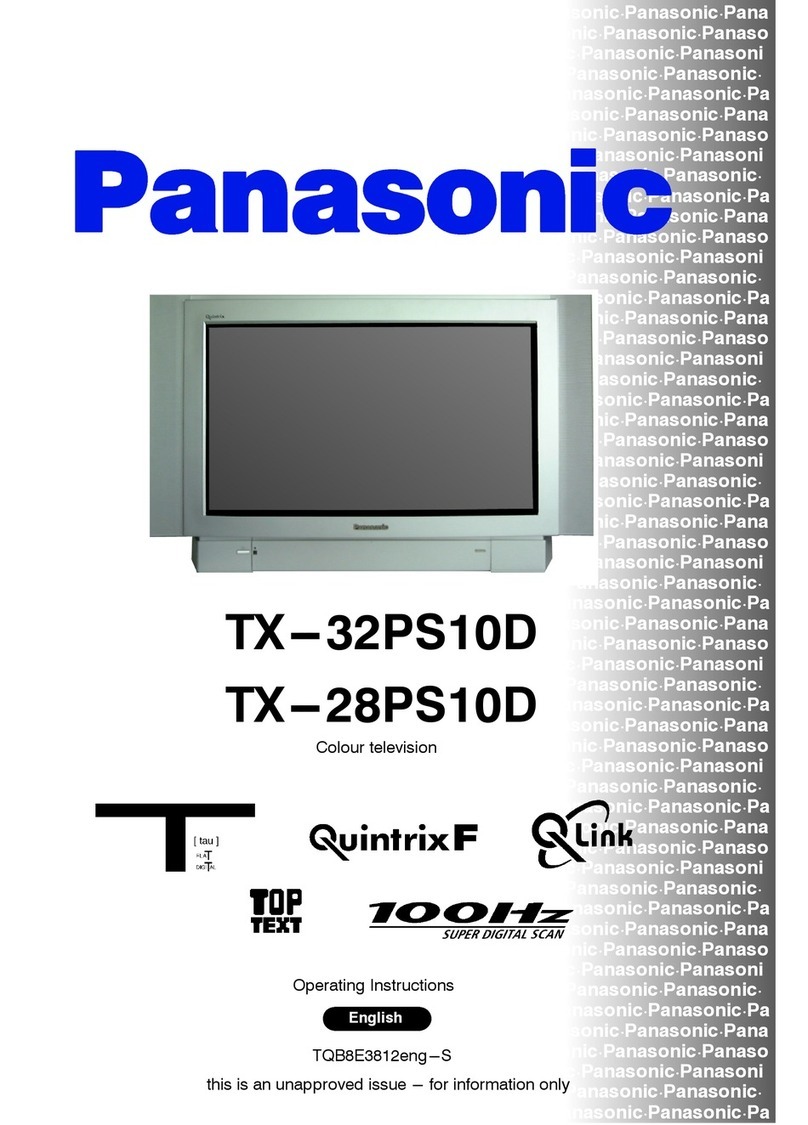 Panasonic QuintrixF TX-28PS10D User manual