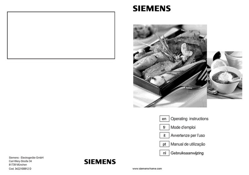 Siemens ER13051PP User manual