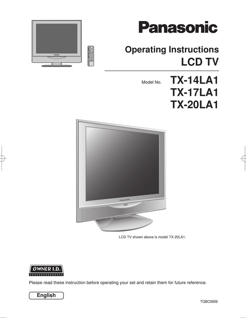Panasonic TX-14LA1 User manual