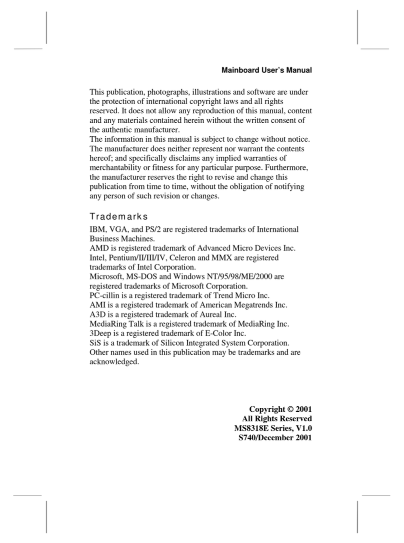 MATSONIC MS8318E Series User manual
