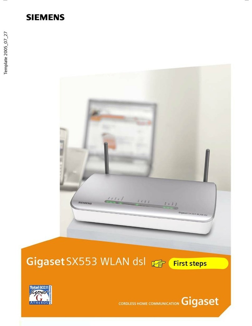 Gigaset Gigaset SX553 WLAN dsl First steps