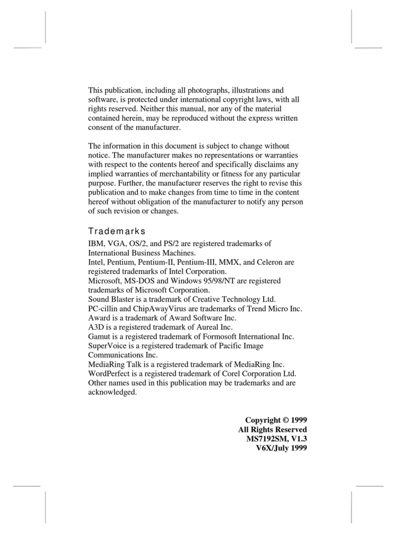 MATSONIC MS7192SM user manual