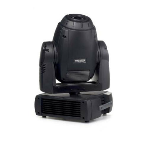 Martin MAC 550 Profile user manual