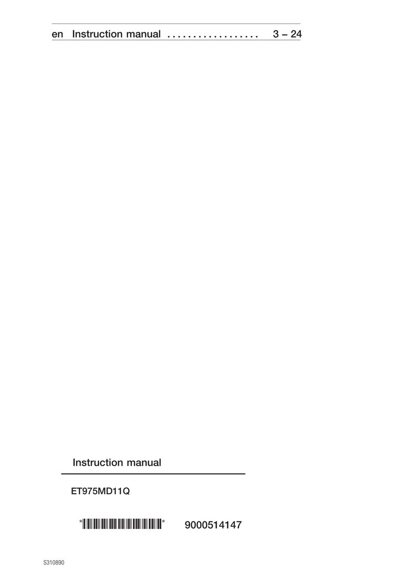 Siemens ET975MD11Q User manual