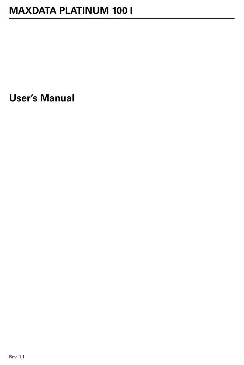 MAXDATA PLATINUM 100 I user manual