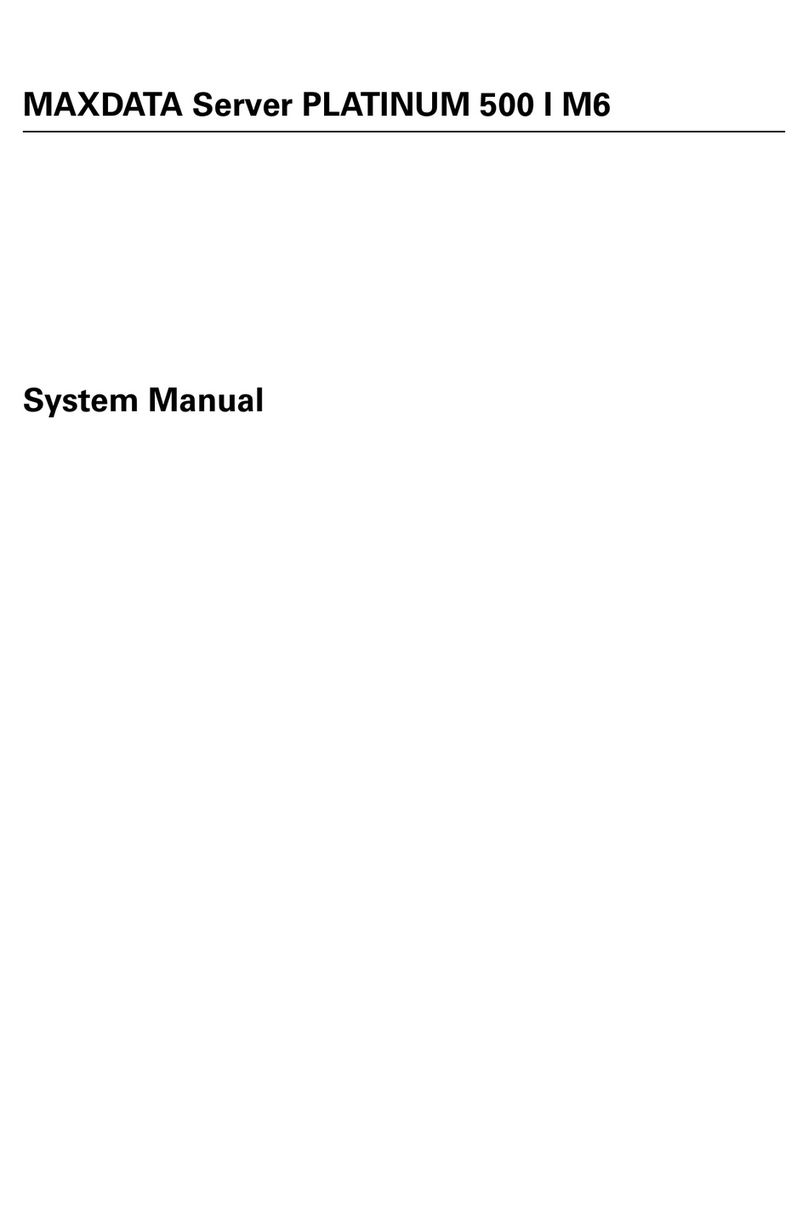 MAXDATA PLATINUM 500 I System manual MAXDATA PLATINUM 500 I System manual