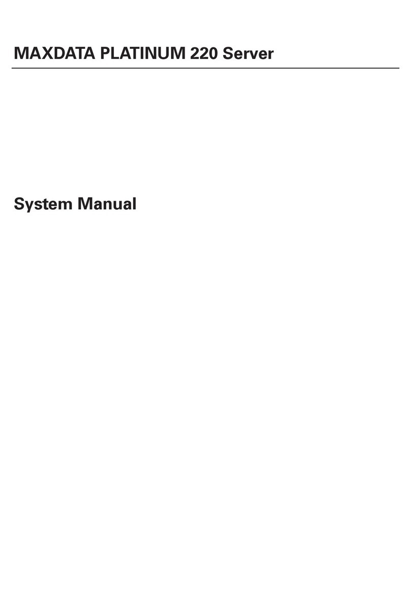 MAXDATA PLATINUM 220 System manual
