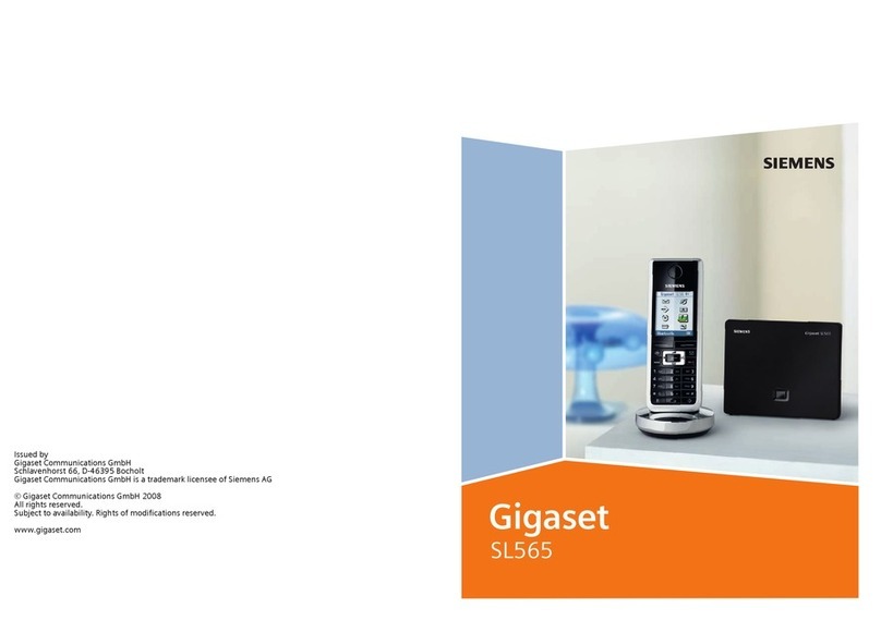 Gigaset Gigaset SL565 User manual