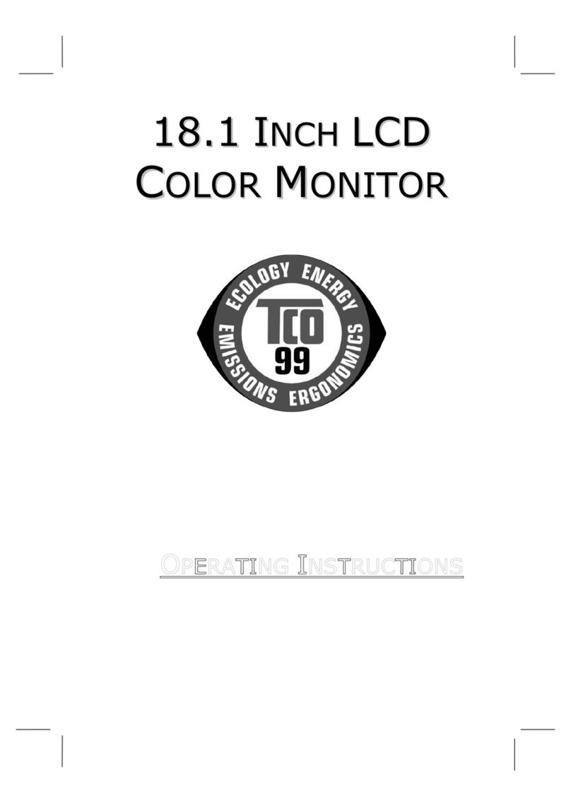 Medion LCD COLOR MONITOR User manual